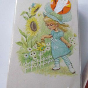 Vintage Full Deck of Playing Cards Sunflowers and Daisies Vintage Playing Cards